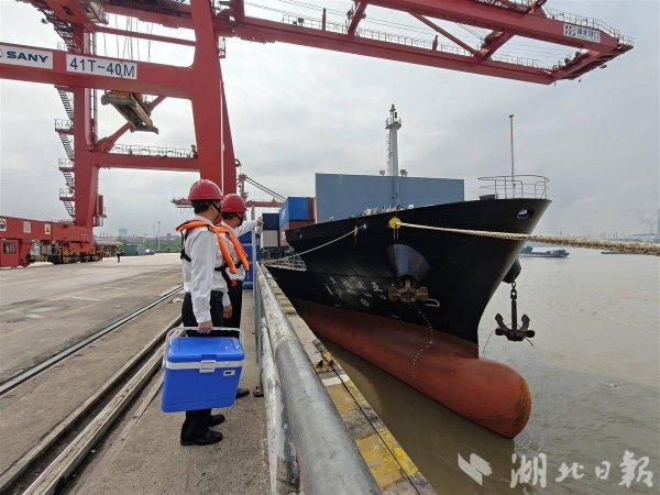 银铺子配资 前三季度武汉阳逻港直航进出境货运量同比增长2倍多